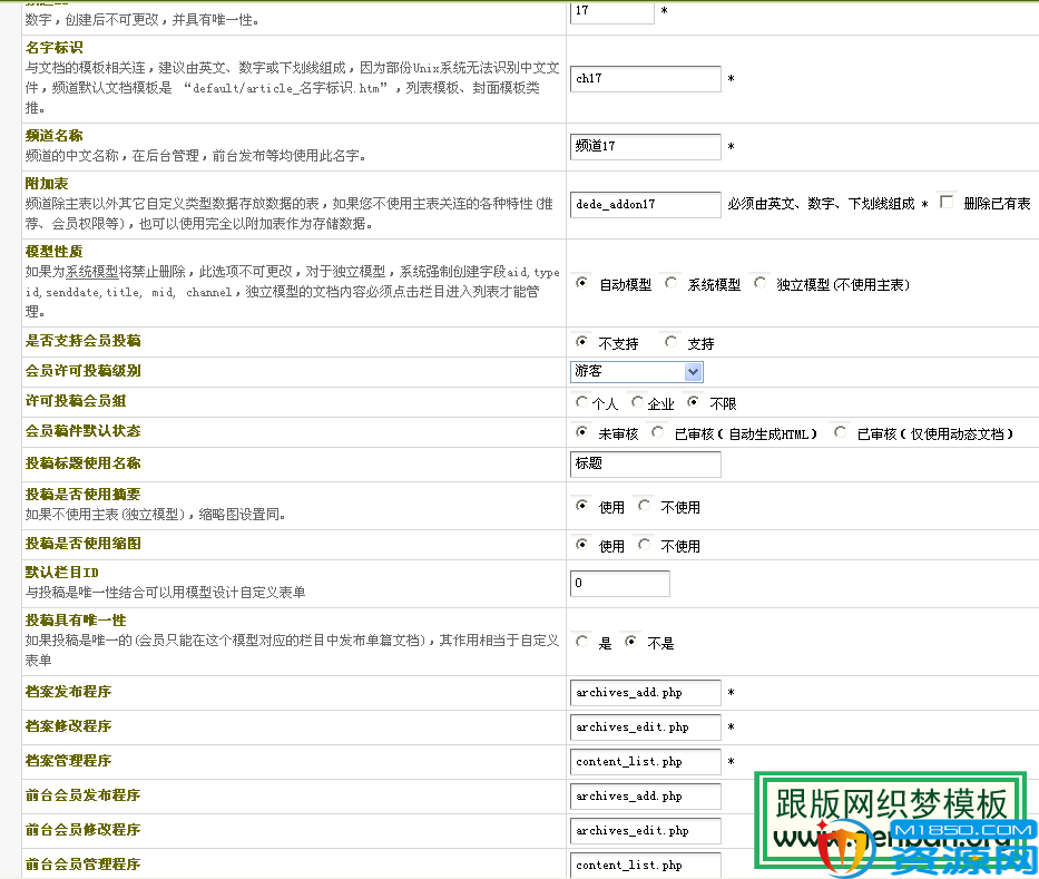 新增内容模型图